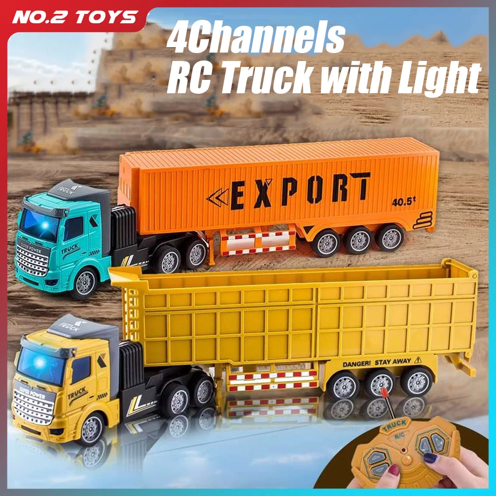 Hobby Rc Van - 1/48 RC حاوية شاحنة لعبة أطفال
