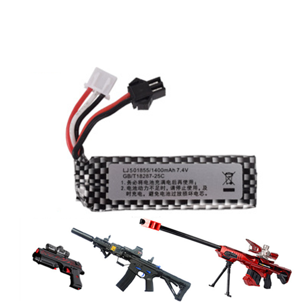 Rc And Hobby - 7.4 فولت 1400mah 25C 501855 يبو